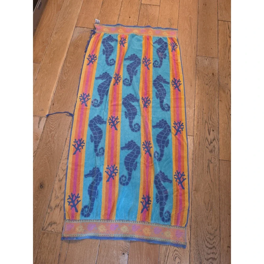 Vintage y2K‎ territory seahorse Beach Towel